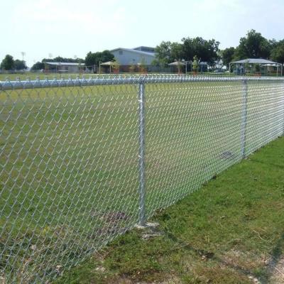 China 2.5mm 3mm Metal Iron Chain Link Fencing Galvanized Chain Link Fence 8 Foot for sale