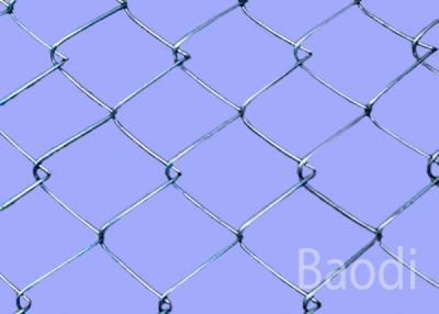 China Electro Galvanized Chain Wire Fencing With Post , High Chain Link Fence Fabric  for sale