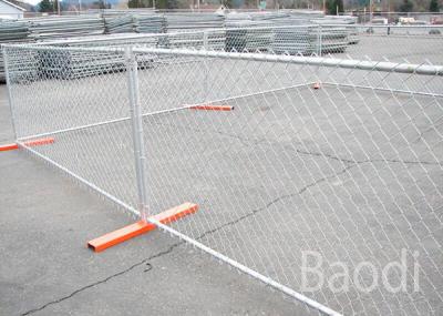 China Construction Sites Temporary Yard Fencing , Firm Structure Crowd Control Barriers  for sale