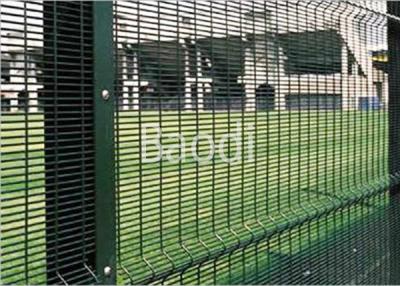 China Guard Safety Screen Anti Climb Mesh Fence Panels 8 Guage With Metal Square Post for sale