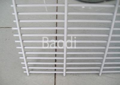 China White PVC Coated Wire Mesh Security Fencing 2.4m Height For Factory Machine Guards for sale