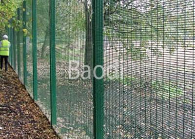 China Green PVC Coated Anti Climb Fencing Panels With Mesh Opening 3