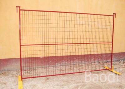 China Galvanized Portable Fence Panels , Free Standing Crowd Control Barricades  for sale