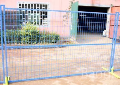 China Commercial Construction Sites Temporary Mesh Fence With 25*25 Mm Frame Outside Diameter for sale