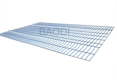 China PVC Coated Welded Wire Fence Netting With Blue Color For Road Fencing for sale