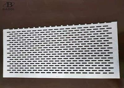 China Galvanized Steel Slotted Hole Perforated Metal Mesh Long Life for sale