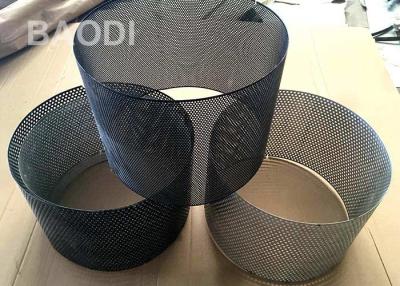 China Powder Coated Round Hole Steel 3.5mm Perforated Metal Tube for sale