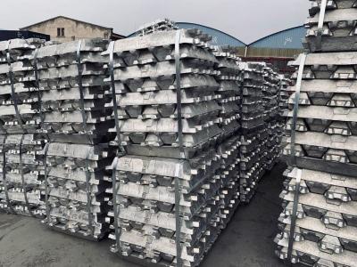China A356.2 Aluminum Metal Ingot A8 99.8% A7 99.7% Mill Finish Surface for sale