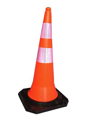 China 1M Hot Selling Refletive Orange Road Traffic Cone for sale