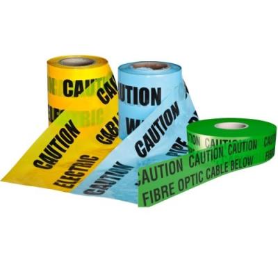 China Non-Detectable Underground Warning Tape for Gas Caution Tape Industrial Safety Warning Tape for sale