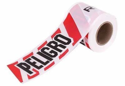China PELIGRO Warning Tape Safety Caution Tape Work Protection Tape PVC Barricade Tape for sale