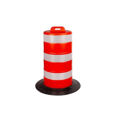 China 110cm Reflective Traffic Safety Channelizer Drums Traffic Control Barrels for sale