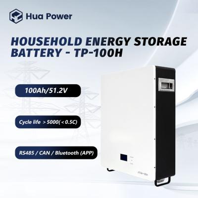 China 5kWh Sistema de armazenamento de energia doméstica 100Ah LiFePO4 Bateria à venda