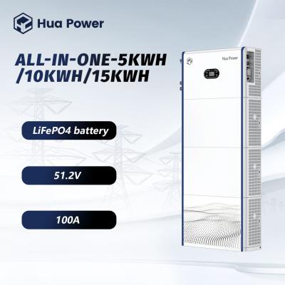 China All-in-one Home Energy Storage Battery with Hybrid Inverter LFP battery inside for sale