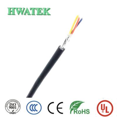 China 1P×22AWG + 2C × 22AWG+ DA PVC 80°C 30V Multi Core Cable UL 20276 Shield 19/0.16 for sale