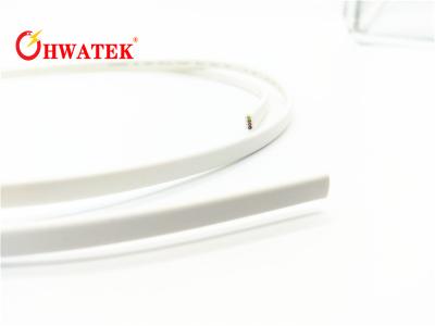 China 2-15 Core Flex PVC Sheath Flat Ribbon Cable Unscreened 32 AWG - 16 AWG for sale