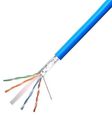 China Cable de la transmisión de la señal de Cat6 SFTP, escudo de la trenza del alambre de cobre del cable de Lan de la categoría 6 en venta