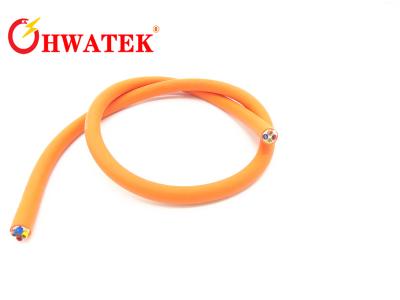 China Colored PUR Jacketed Industrial Flexible Cable , Flexible Multicore Cable for sale