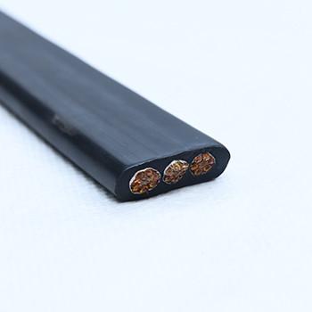 China Kundenspezifisches mehradriges elektrisches Isolierung UL des Flachkabel-Draht-Kupfer-Leiter-XLPE zu verkaufen