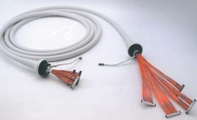 China El aparato médico telegrafía el aislamiento múltiple de la base PFA de la asamblea de cable del ultrasonido en venta