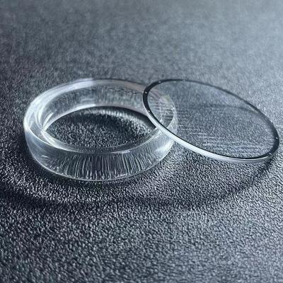 China Peças do relógio de pulso de Sapphire Flat Crystal Watch Glass com Metalization preto à venda