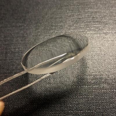 China Optical Lens 0.1-0.5mm Single Domed Sapphire Crystal for sale