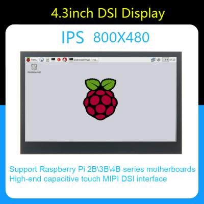 China 4.3 Inch Raspberry Pi Tft Display Module 800x480 MIPI Capacitive Touch Screen Module for sale