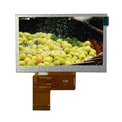 China IPS 4.3 Tft Lcd Touch Screen 800xRGBx480 40PIN 350 Bright 4.3 Inch Tft Lcd Module for sale