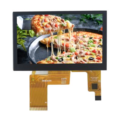 China 480x272 Parallel LCD Display ILI6485A Driver 4.3 Capacitive Touch Screen 40PIN RGB for sale