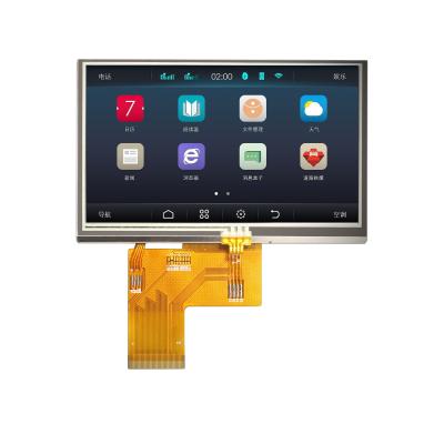 China IPS 40PIN Parallel LCD Display ST7262 4.3 Inch Touch Screen 800xRGBx480 for sale