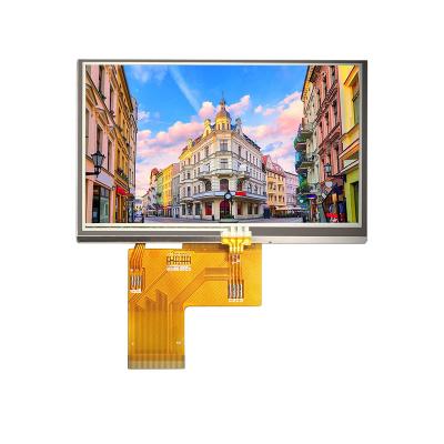 China Exposição paralela de ILI6485A LCD 4,3 módulo brilhante de Tft Lcd do toque 350 Resistive da polegada à venda