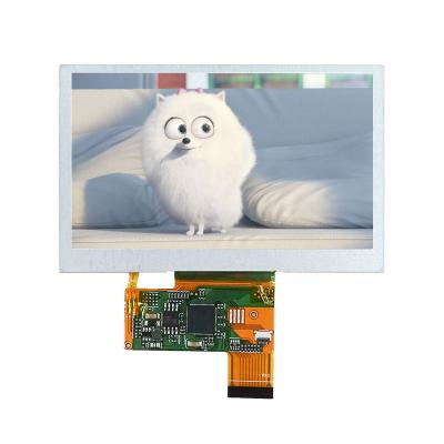 China 4.3 Inch HMI IPS LCD Module COF Thin 800x480 Lcd Display Without Touch Playing Animation for sale
