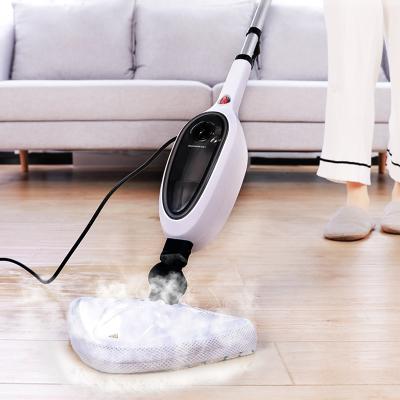 Chine BOOMJOY Multifunctional Household Steam Broom 120-230V 1300W Hand Grip Floor Cleaning Portable Shark Steam Vacuum Electric Broom à vendre