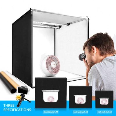 China Acrylic+ABS+pvp+alloy Lightbox Portable Folding Photo Studio Photography Box Photo Tent 40cm 60cm 80cm Light Box For Jewelry Clothes Shooting for sale