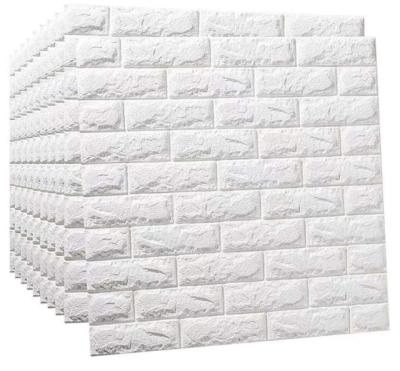 China HOT Selling Modern Design Factory Price 70*77cm PE 3D PE Foam Wallpaper for sale