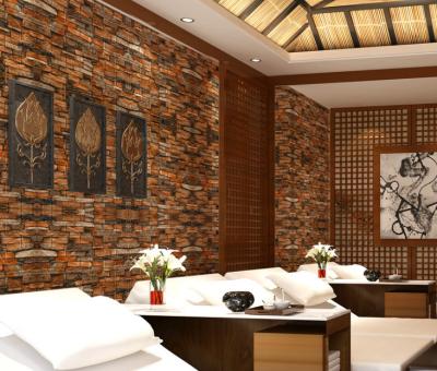 China Modern HOT Selling Brick Design Factory Price 70*77cm PE 3D Foam Wallpaper for sale
