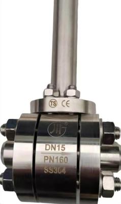 China ISO9001 Approved Manual DN25 Cryogenic SS Ball Valve for sale