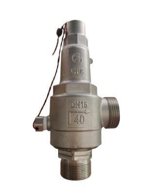 China Stainless Steel DA22Y Cryogenic Safety Valve for Tank / Skid Industrial Gas for sale