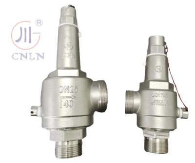 China DN25/DN15 válvula de segurança criogénica de aço inoxidável para GNL/LOX/LN2/LAR/LCO2 à venda