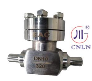 China DN10 PN320 High pressure butt welding check valve For LNG LOX LIN LAR LCO2  tank for sale