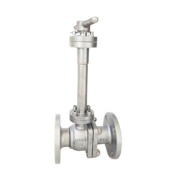 China Flanged Type Cryogenic Ball Valve Stainless Steel Light Weight DN25 - DN200 for sale