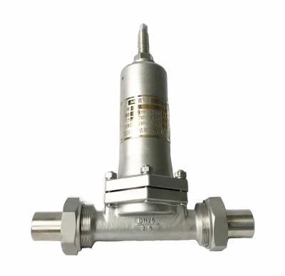 China Industrial Cryogenic Pressure Reducing Valve Throme Plated Surface SS304 for sale