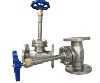 China Long Stem Globe Type Control Valve Cryogenic Medium Pressure Dn15 To Dn200 for sale