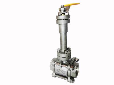 China Manual Power Dn25 Cryogenic Ball Valve New Type Stainless Steel Material for sale