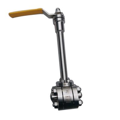 China SS304、SS316 Customize Pressure And Diameter Long Stem Cryogenic Ball Valve for sale