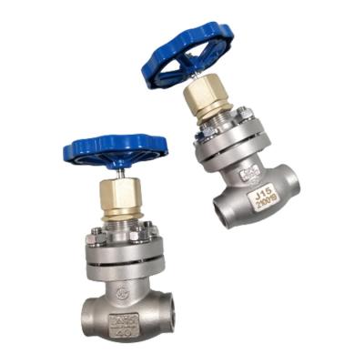 China 3/8'' 10'' Cryogenic Control Valve With Socket Weld Ends Temperature -80C for sale