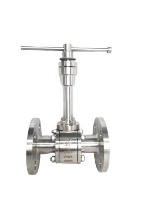 China Flange End Cryogenic Ball Valve SS304 DN40 Logo Customization Available for sale