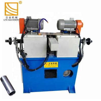China Precision End Chamfering Machine Dual Head Round Tube/Round Rod Chamfering Mill for sale