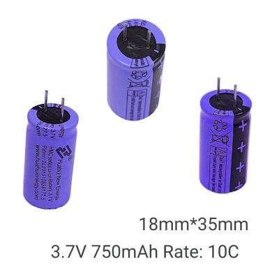 China Rechargeable 10C HMC1835 Lithium Ion Battery 3.7v 750mah For Beauty Tools for sale