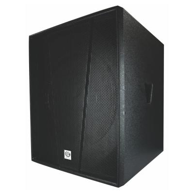 China MDF Wooden Power SM-115B Guangzhou Large 15 Inch Woofer Wooden Speaker 750W Sub To 8ohm for sale